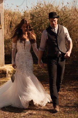 Lillian West Bridal gown