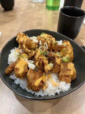 karate Chicken Karaage Don Bowl