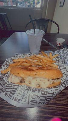 Philly Cheesesteak and Fries