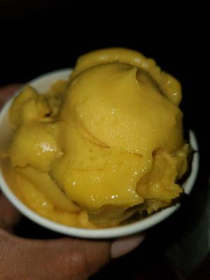 Mango sorbet