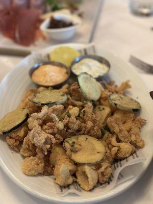 Calamari appetizer