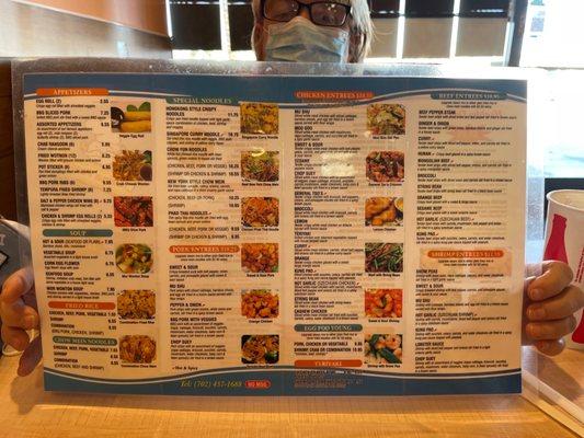 Menu front