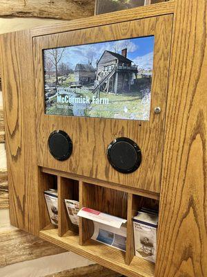 Displays in the museum