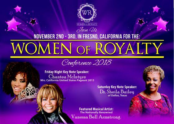 The Women Of Royalty Conference!  What a tremendous blessing!