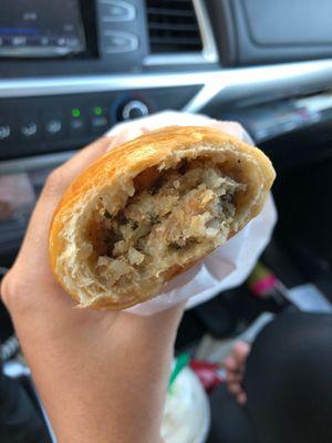 Inside the boudin Kolache