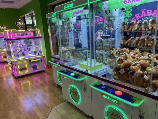 Other claw/vending machines operated by tokens