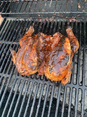 Grilled whole Chicken with 28 Seasons products