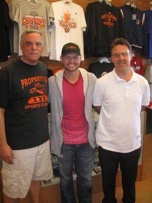 2010 NLCS MVP Cody Ross came to the store on 11/13!