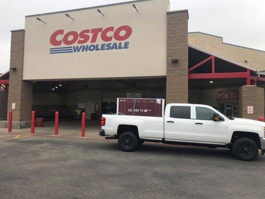 Costco Television Pickup