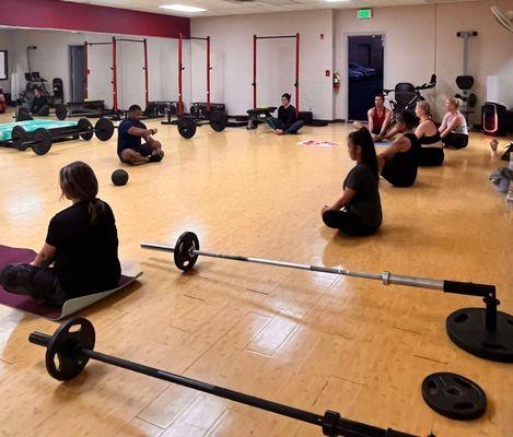 Small Group training: Work in an private space for customized training to your wellness and fitness goals