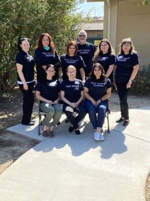 Love this group of people! Everyone works very hard and is dedicated to their profession for the sake and care of the residents!