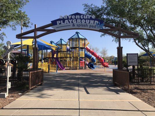 Come early and you'll beat the heat and have the playground all to yourself.