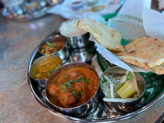 Butter chicken lunch