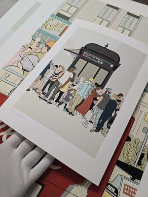 Prints of artwork by Adrian Tomine