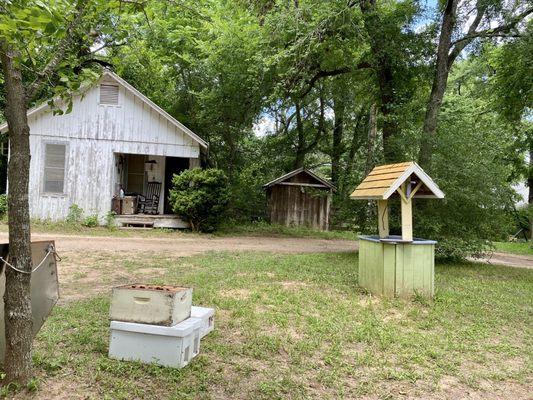 Small area of the farm where you pick up your bees