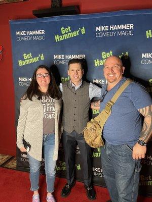 Great show downtown with Mike Hammer!