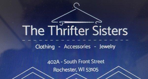 The Thrifter Sisters is a new resale shop and boutique in Rochester Wisconsin.