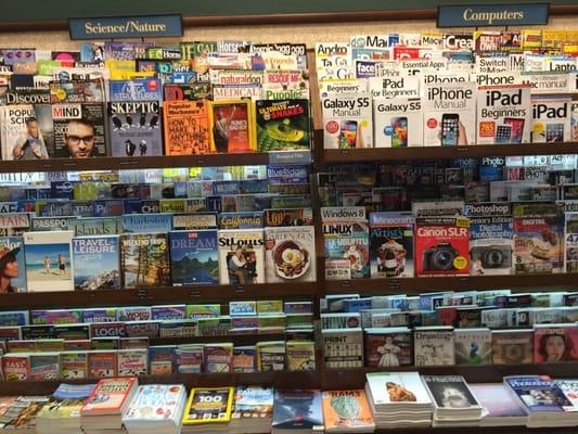 Nice magazine selection