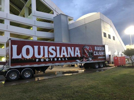 11/28/20. Saturday evening. Warhawks vs. Louisiana Ragin' Cajuns.