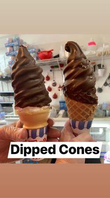 Old Fashioned Dipped Cones