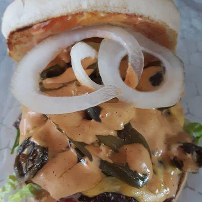 Jalapeno burger