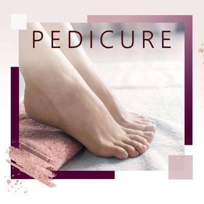 Smart pedicure is now available in the valley! 
Complete treatment and care of your feet. 
Regular polish or gel polish of your choice.