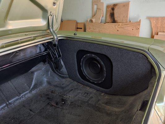 1966 Pontiac custom sub box.