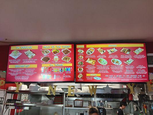 Menu inside