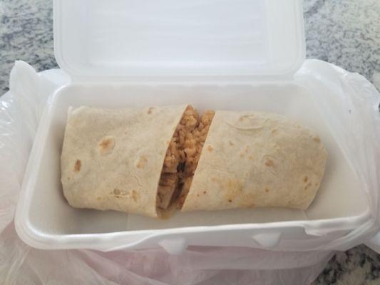 Big size burrito