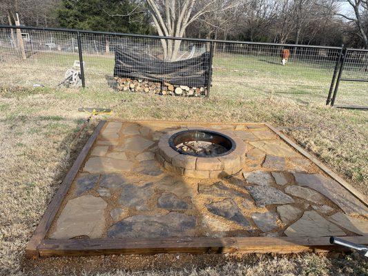 Fire pit patio designs