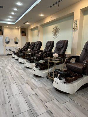 Pedicure area