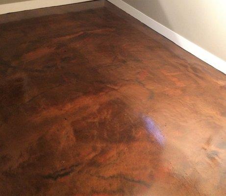 Transform your basement with the bold and beautiful look of metallic epoxy.