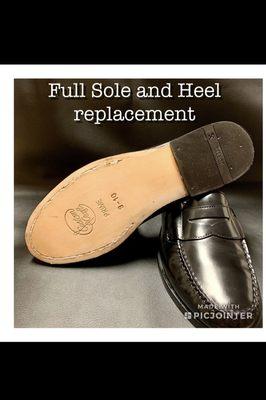 Full Sole and Heel replacement