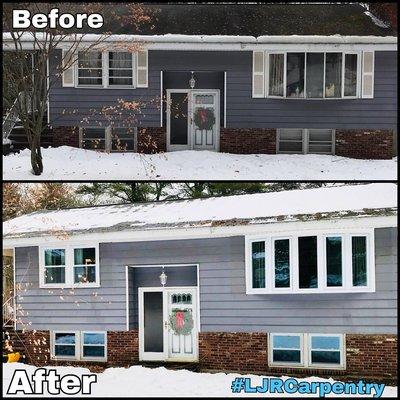 can't wait to have them come back and do the siding and doors - the place won't even be recognizable!