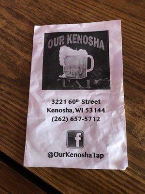 Our Kenosha Tap