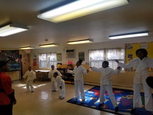 Saturday University Karate Class