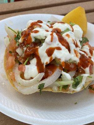 Tostada de Cueritos