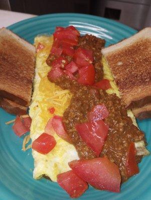 Chili Cheese Omelette!