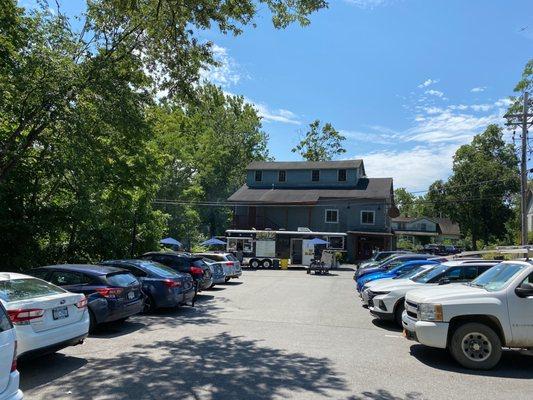 Taco Truck setup at Tuthilltown Grist Mill