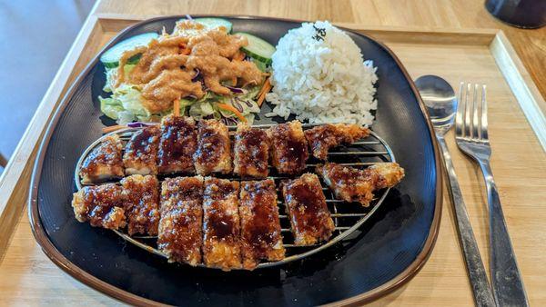 Chicken Katsu - The breading and texture of the chicken were great! Was it tasty? Hell ya!