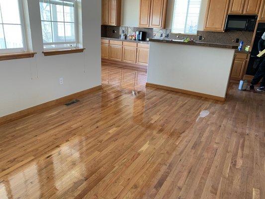 American Cherry Wood Floor.