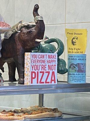 You're not pizza!