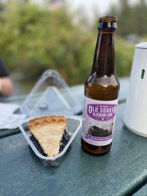 The best blueberry soda and pie!