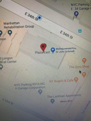 Google Maps WeRejuvenateYou NYC