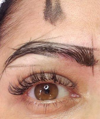 The microblading process