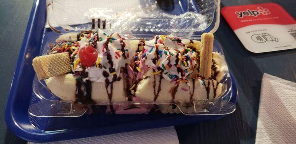 Banana Split is delicious