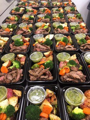 Chimichurri steak ready and packed ! Thank you all for ordering!