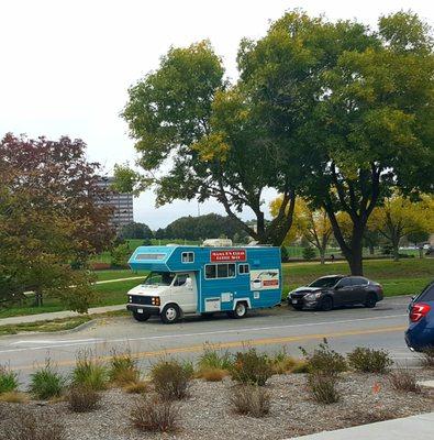 Coffee Truck sitting next to Pac-Life in Aksarben Village