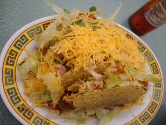 FRIED Beef Tacos from El Chalate October 30th 2011 visit