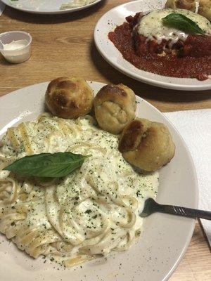 Fettuccine Alfredo Lunch